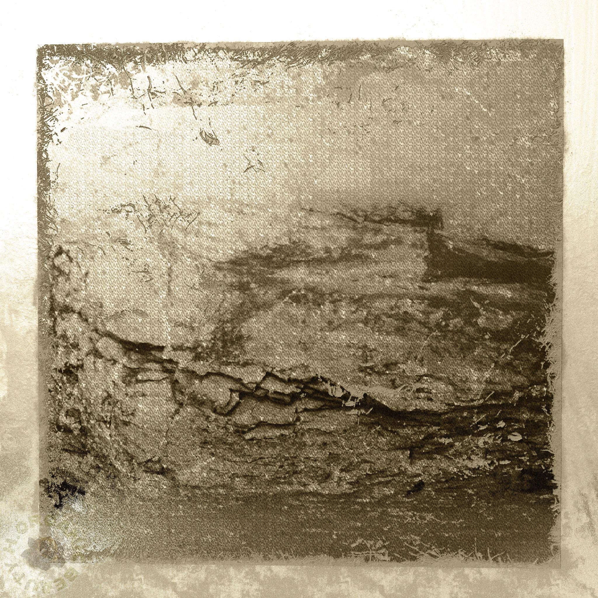 Mable stone up close sepia